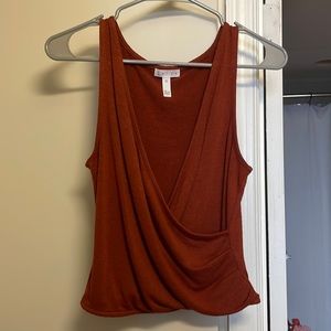 Burnt orange tank top from south moon under - size XS